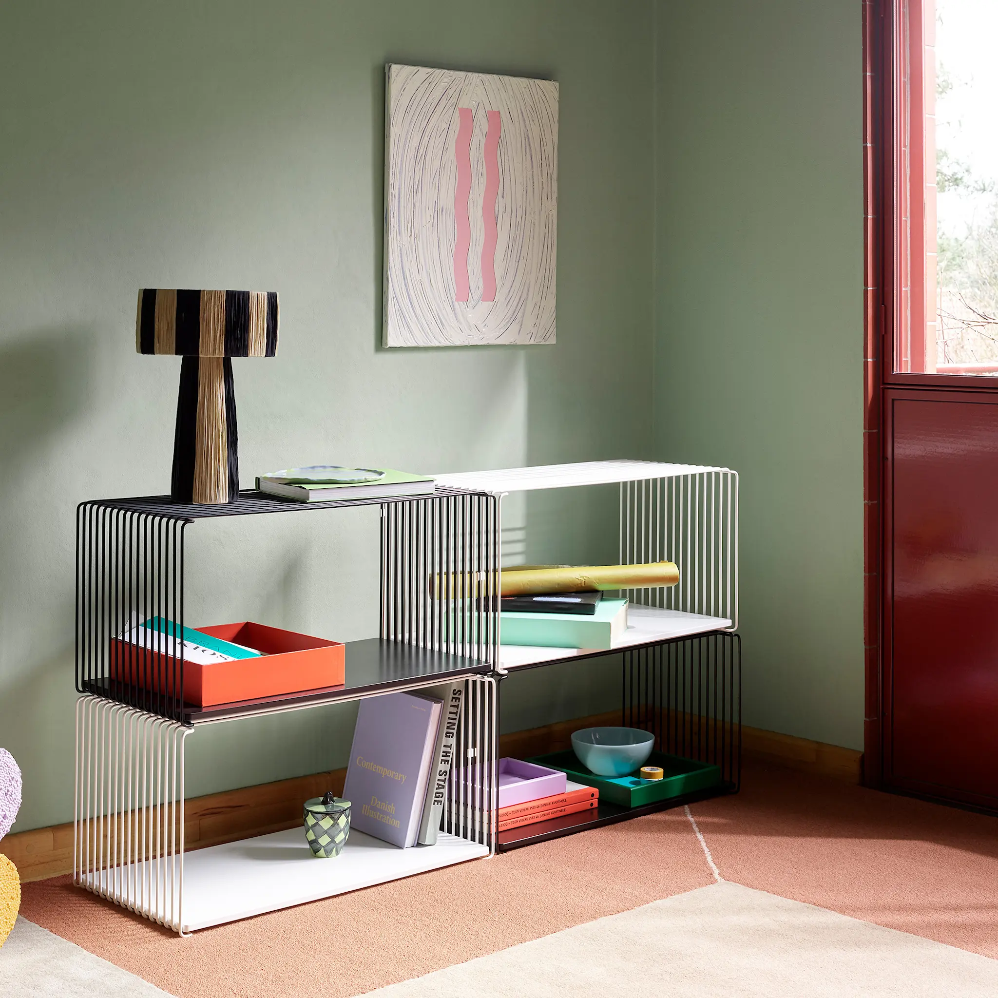 Panton Wire Extended hyllplan 35 cm