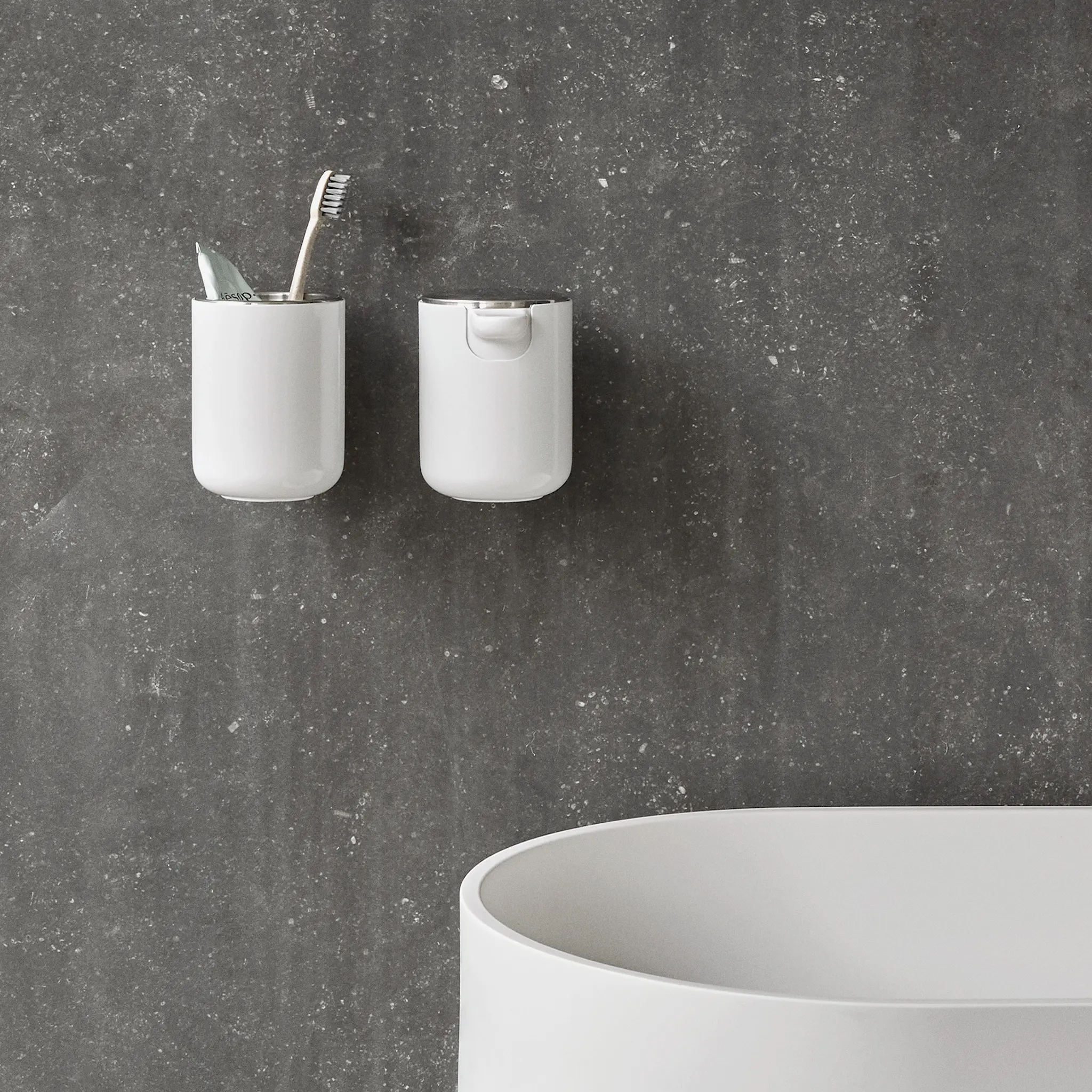 Soap Pump Wall - White