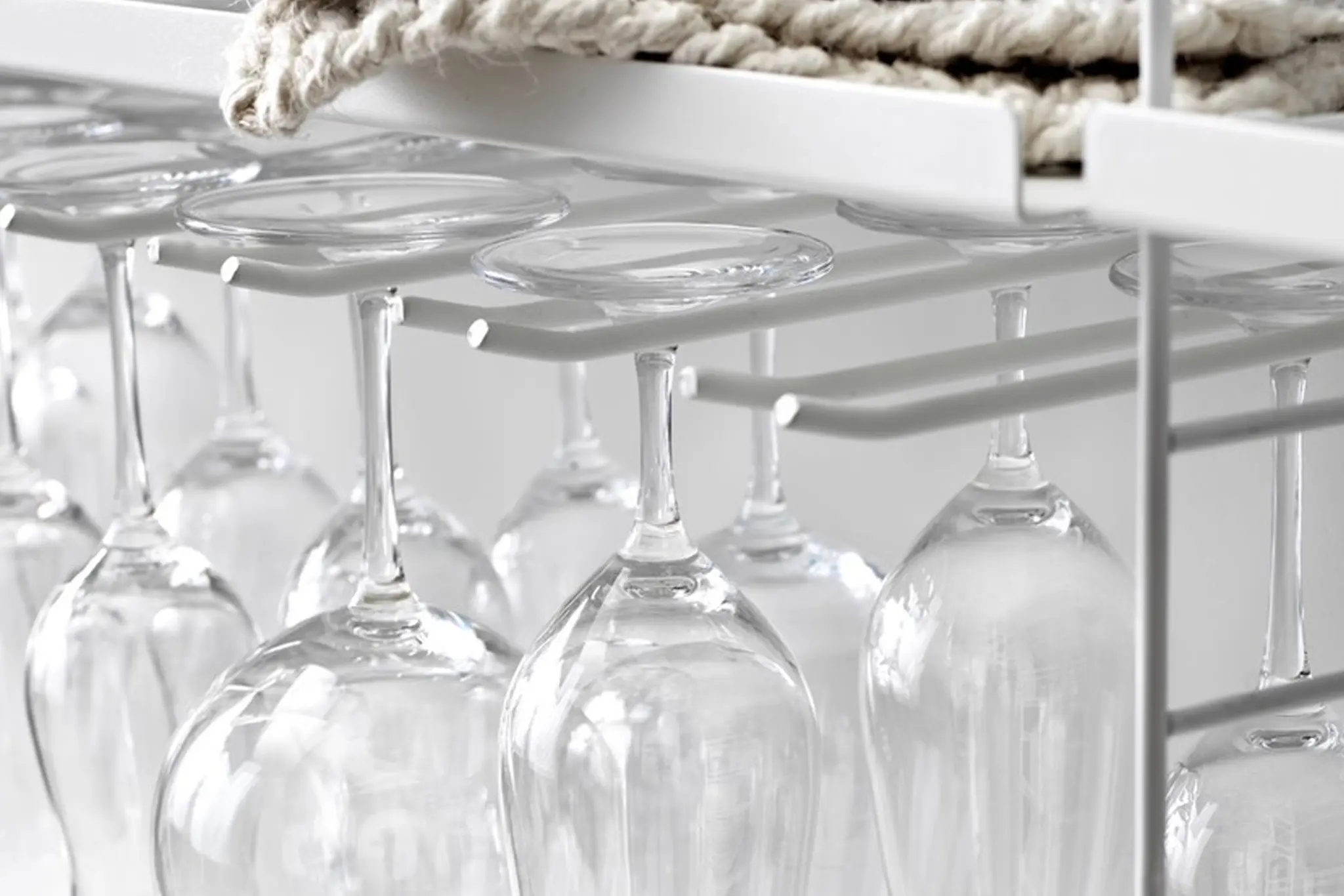 Spjut för glas 20 cm 2-pack vit