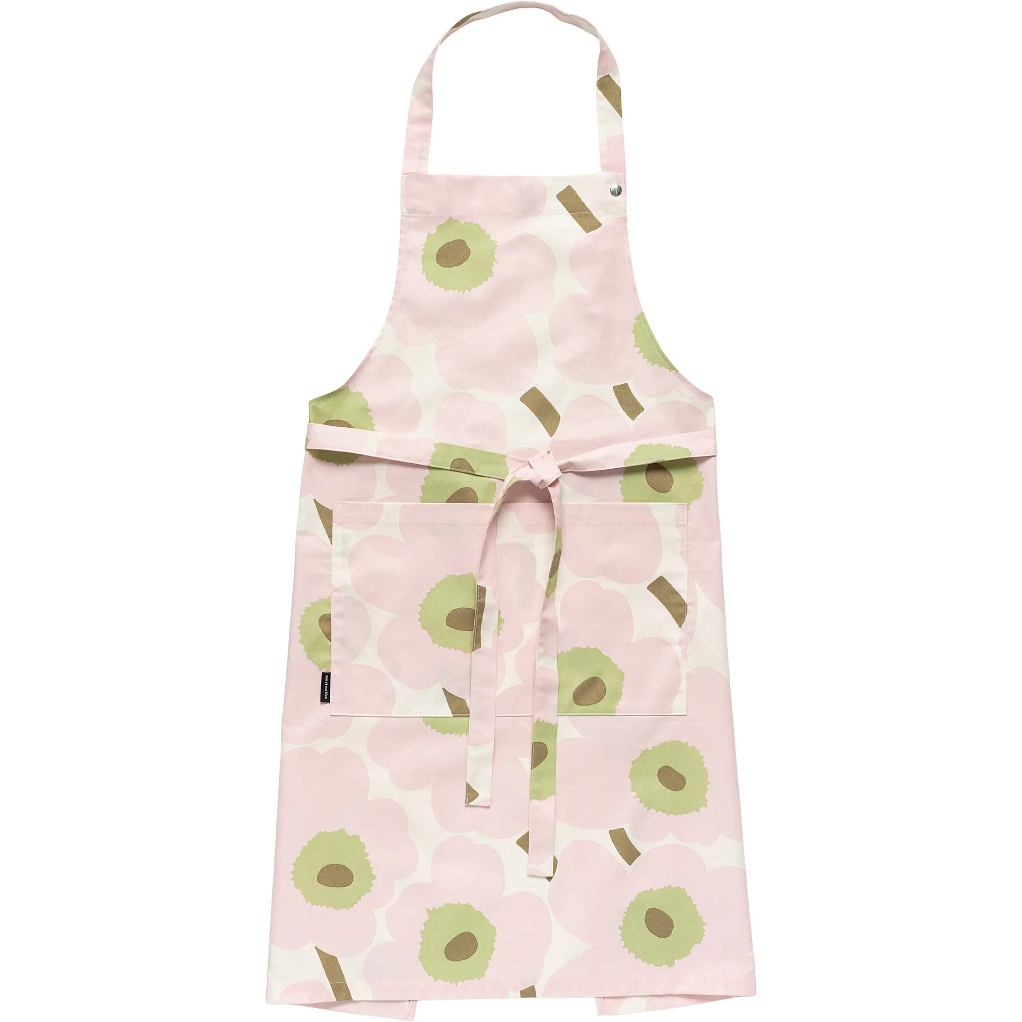 Pieni Unikko Off White Pink Pear Sand förkläde