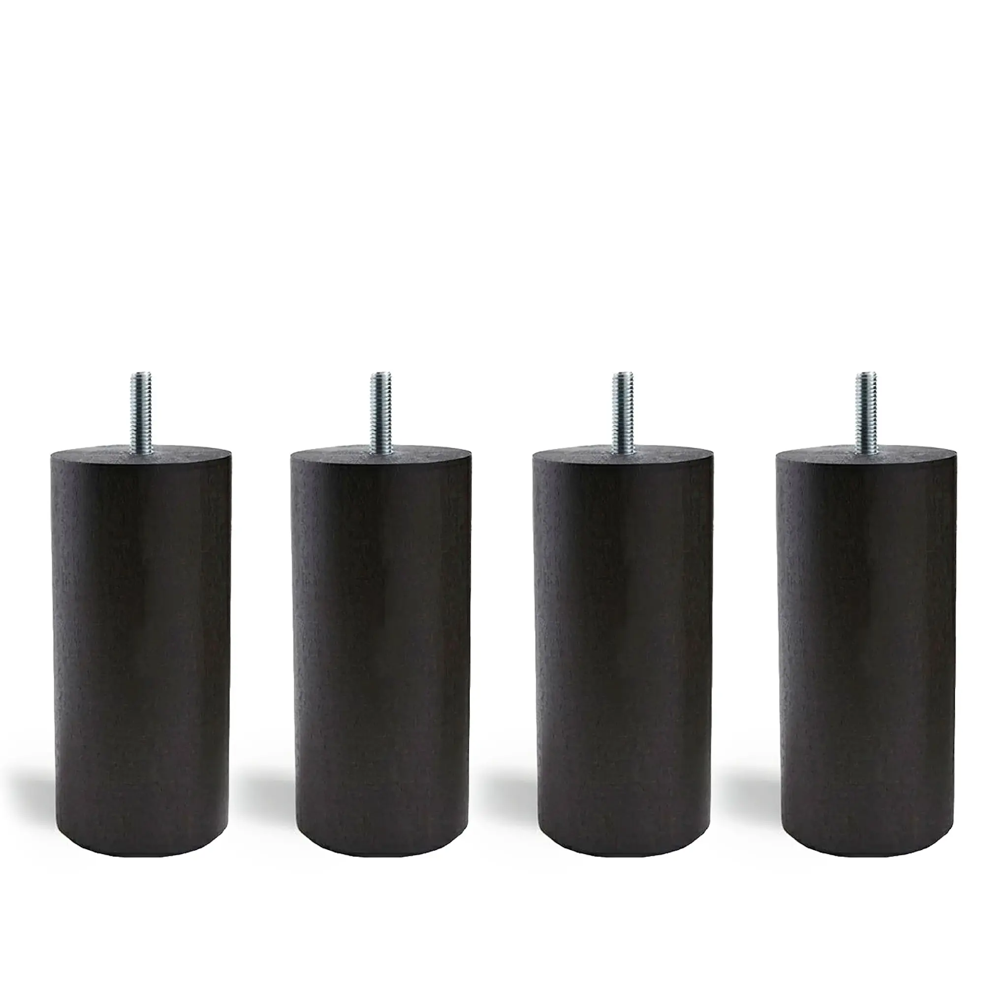 Cylinder Sängben Wenge 4-pack
