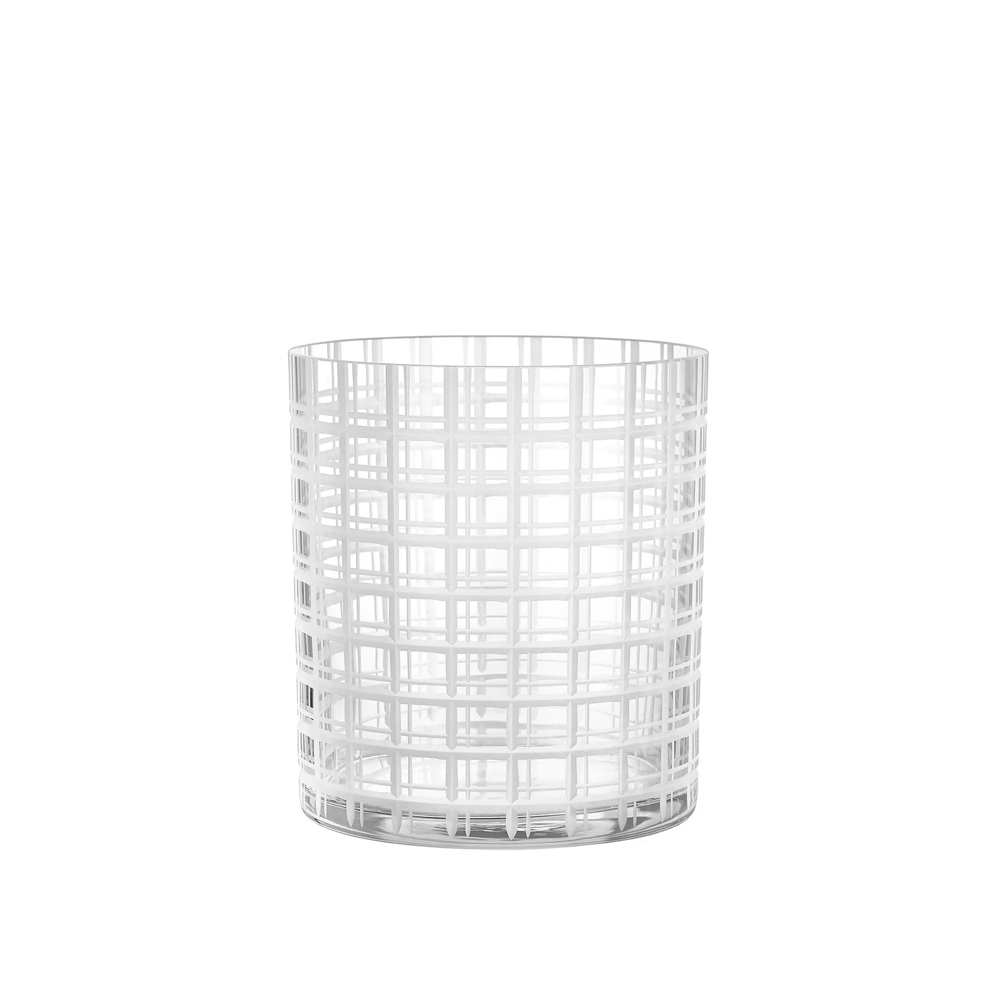 Cut In Number Vase Checkers - 20 cm
