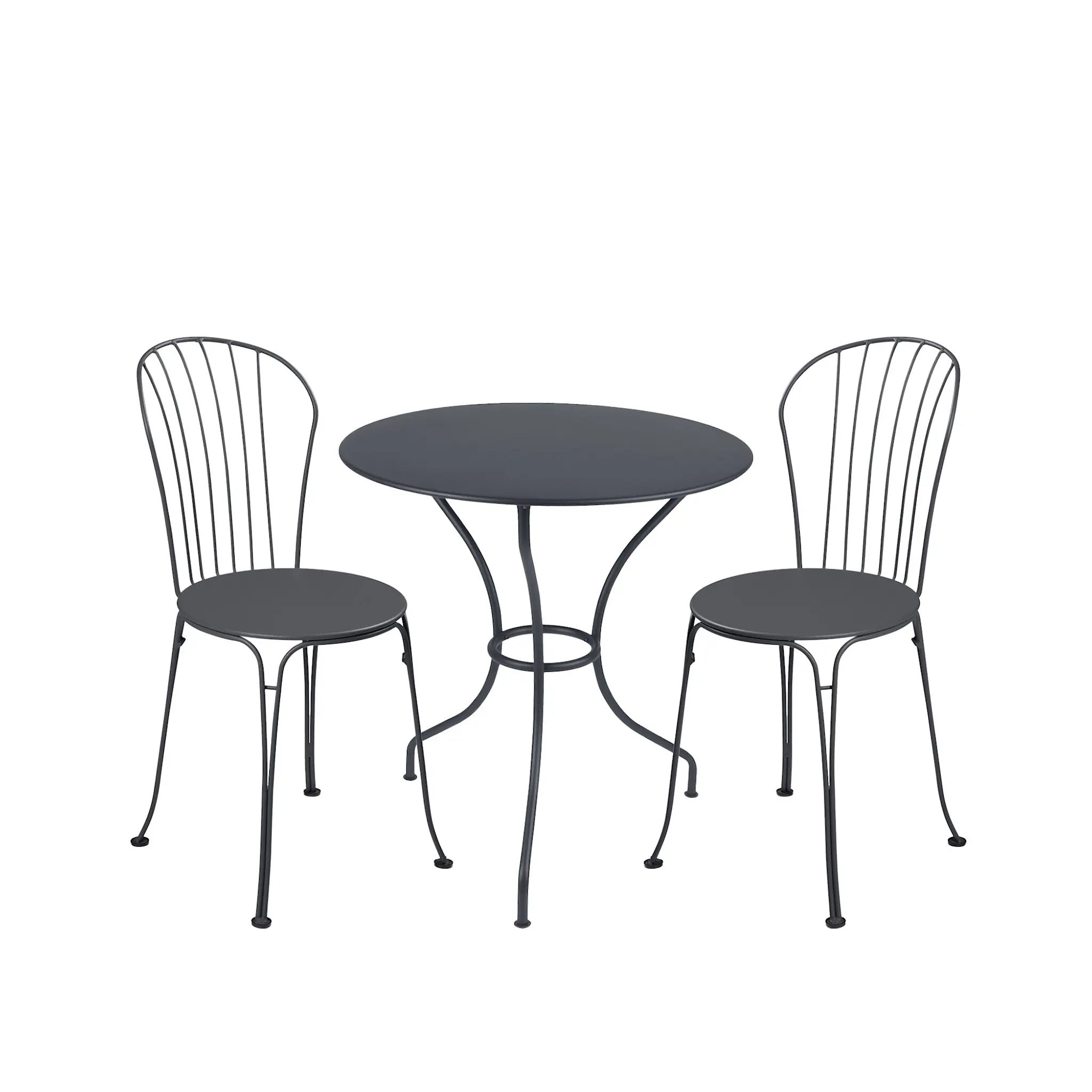 Opéra+ matgrupp pedestalbord Ø67cm & 2 stolar