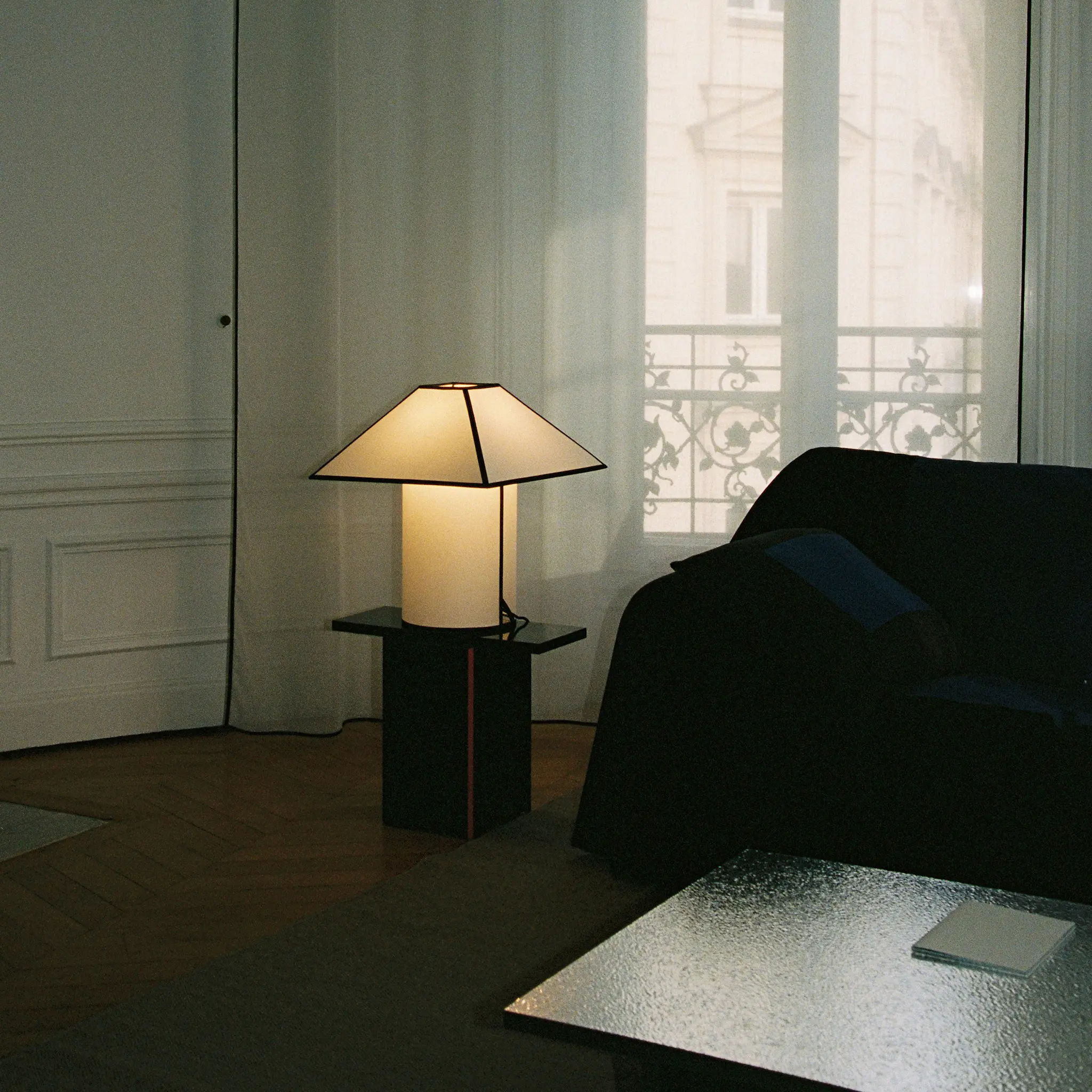 Ava Pyramid Table Lamp