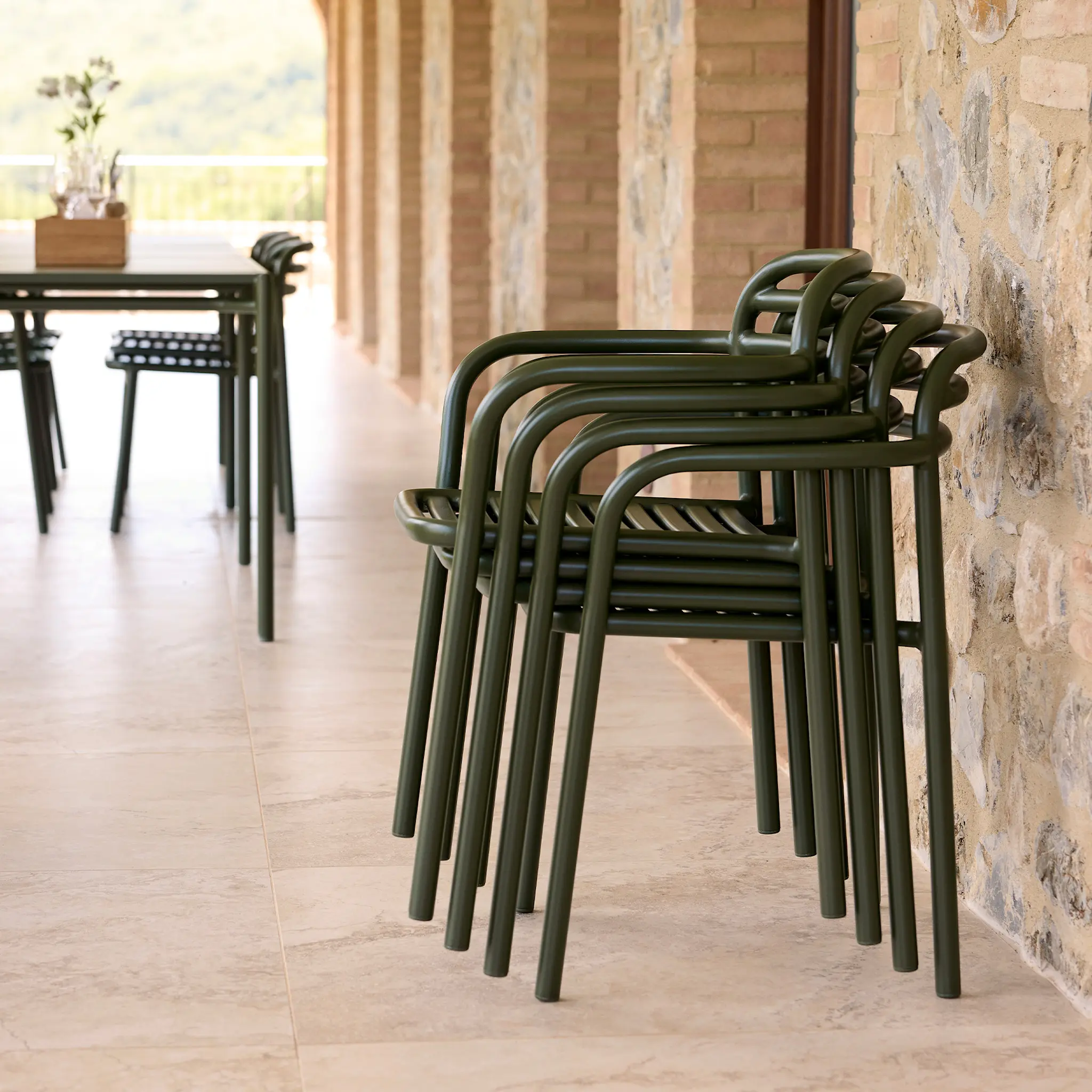 Bliss stol med armstöd - Beige