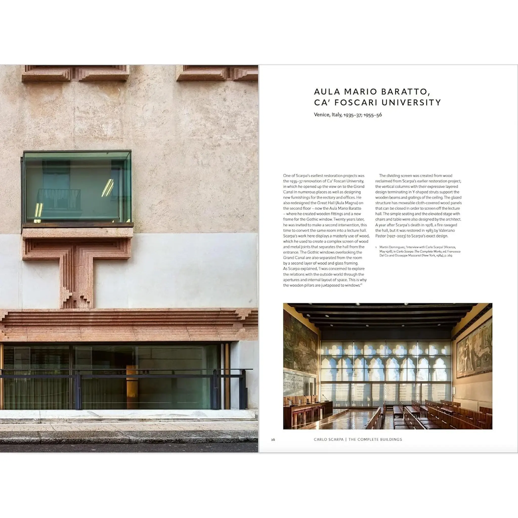 Carlo Scarpa - The Complete Building arkitekturbok