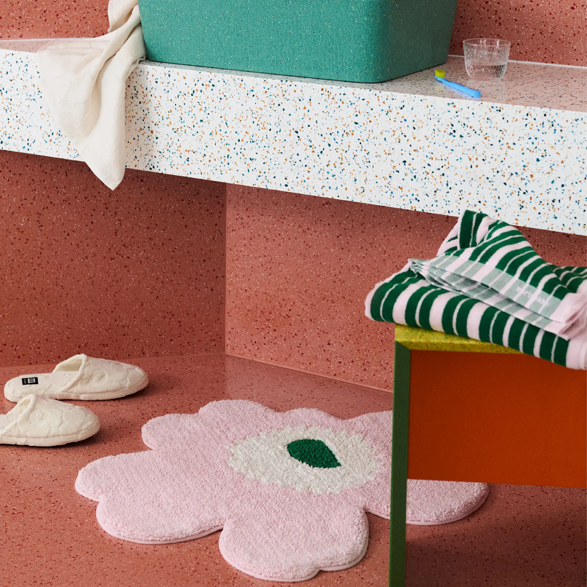 Unikko Terry badrumsmatta 73 x 74 cm
