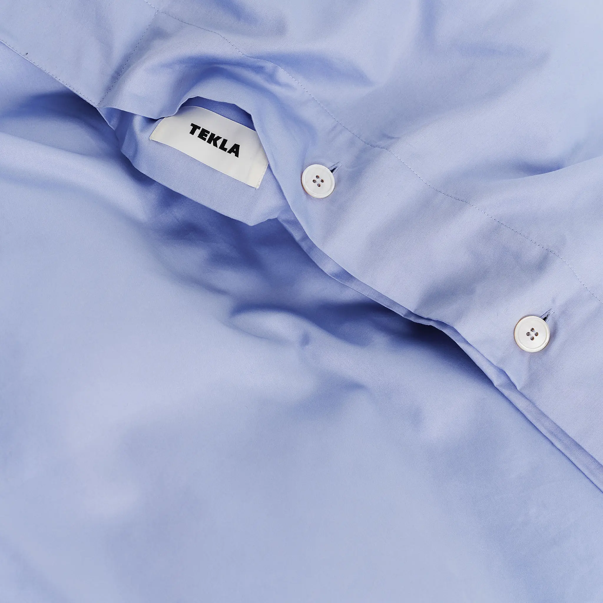Sateen Solid Evening Blue påslakan