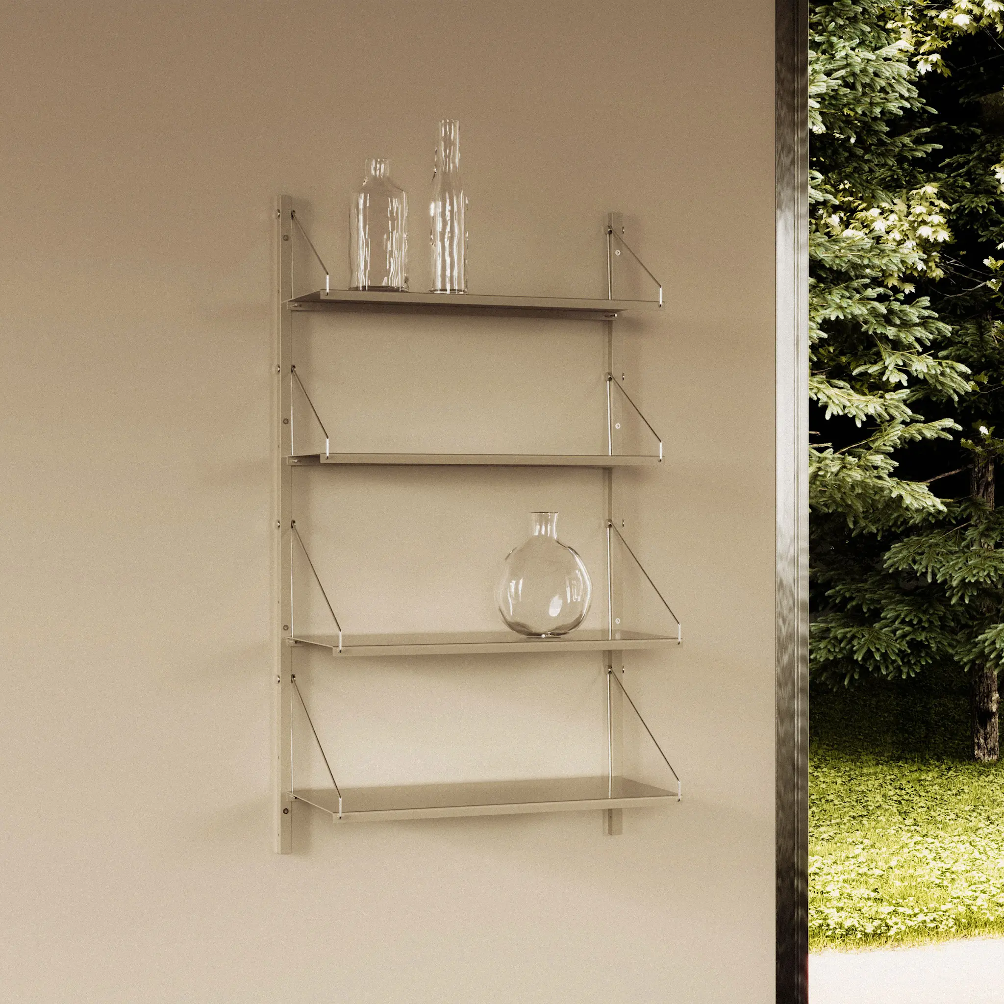 Shelf Library Single Section hyllsystem 108/60