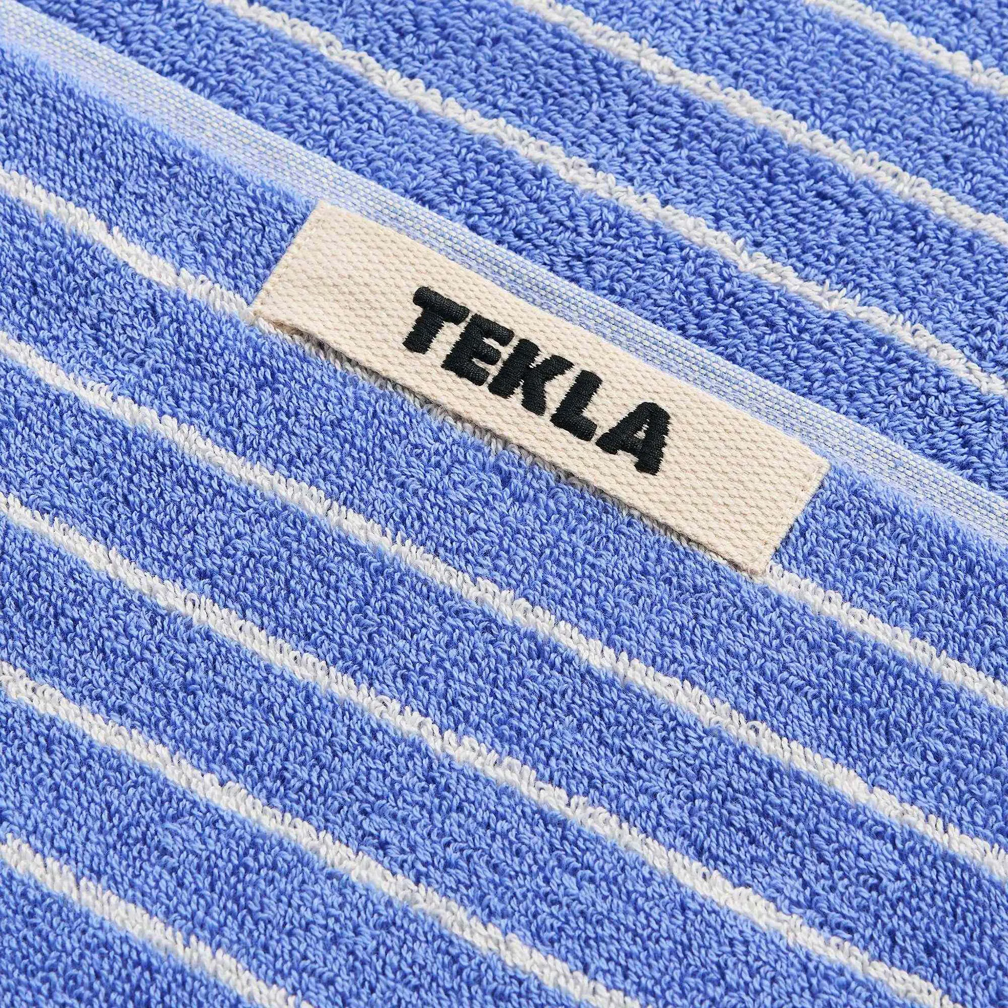 Terry Clear Blue Stripes handduk
