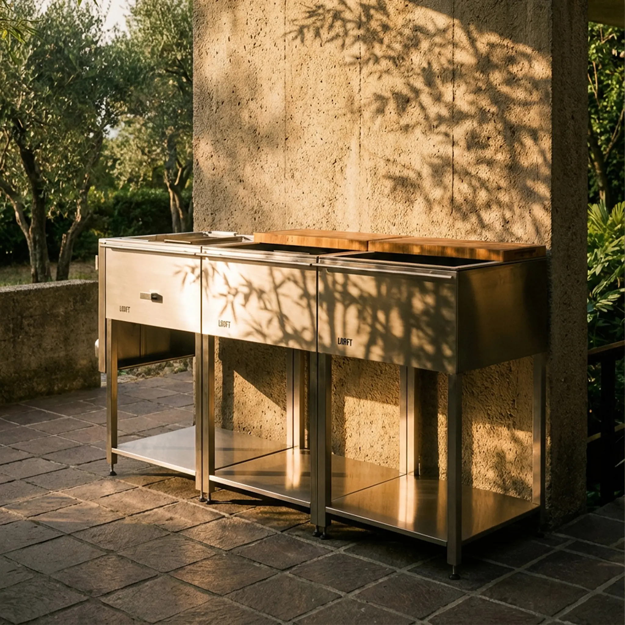 Charcoal Grill, Stainless Steel