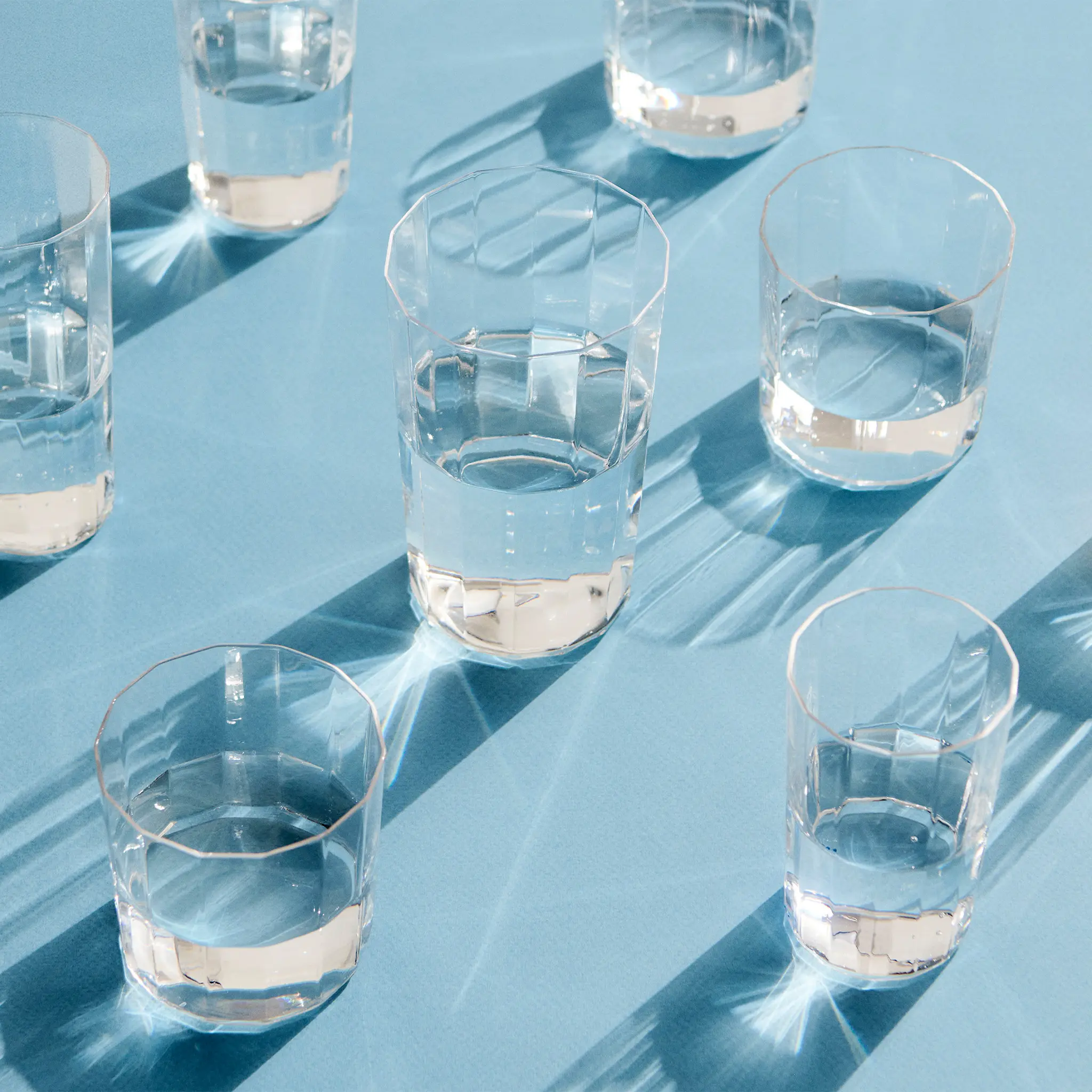 Angle glas 4-pack medium 10 cm - clear