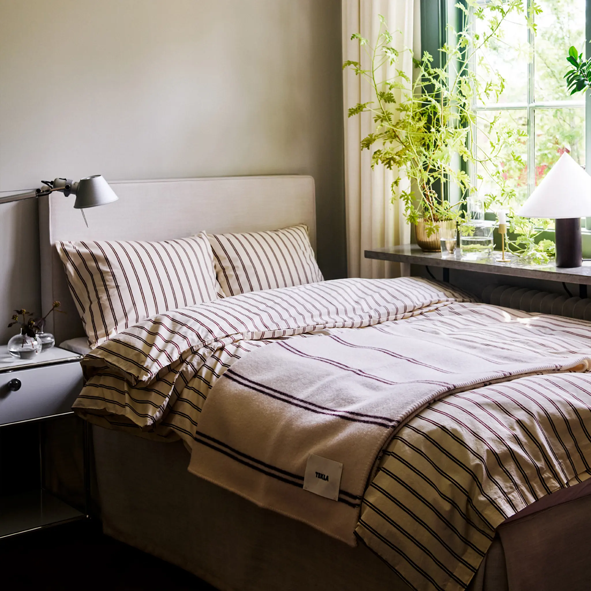 Percale Hopper Stripes påslakan