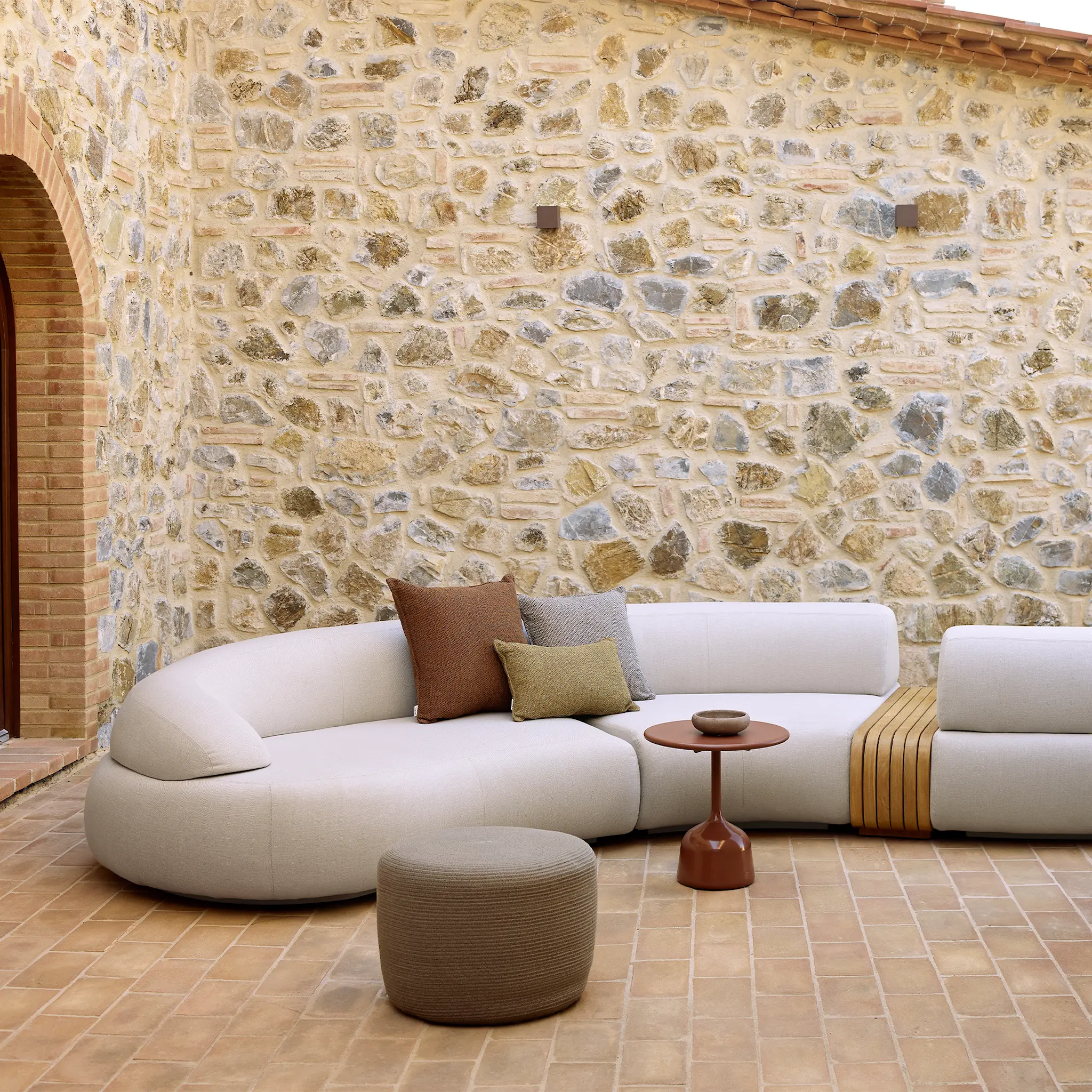 Mellow 4-sitssoffa utomhus