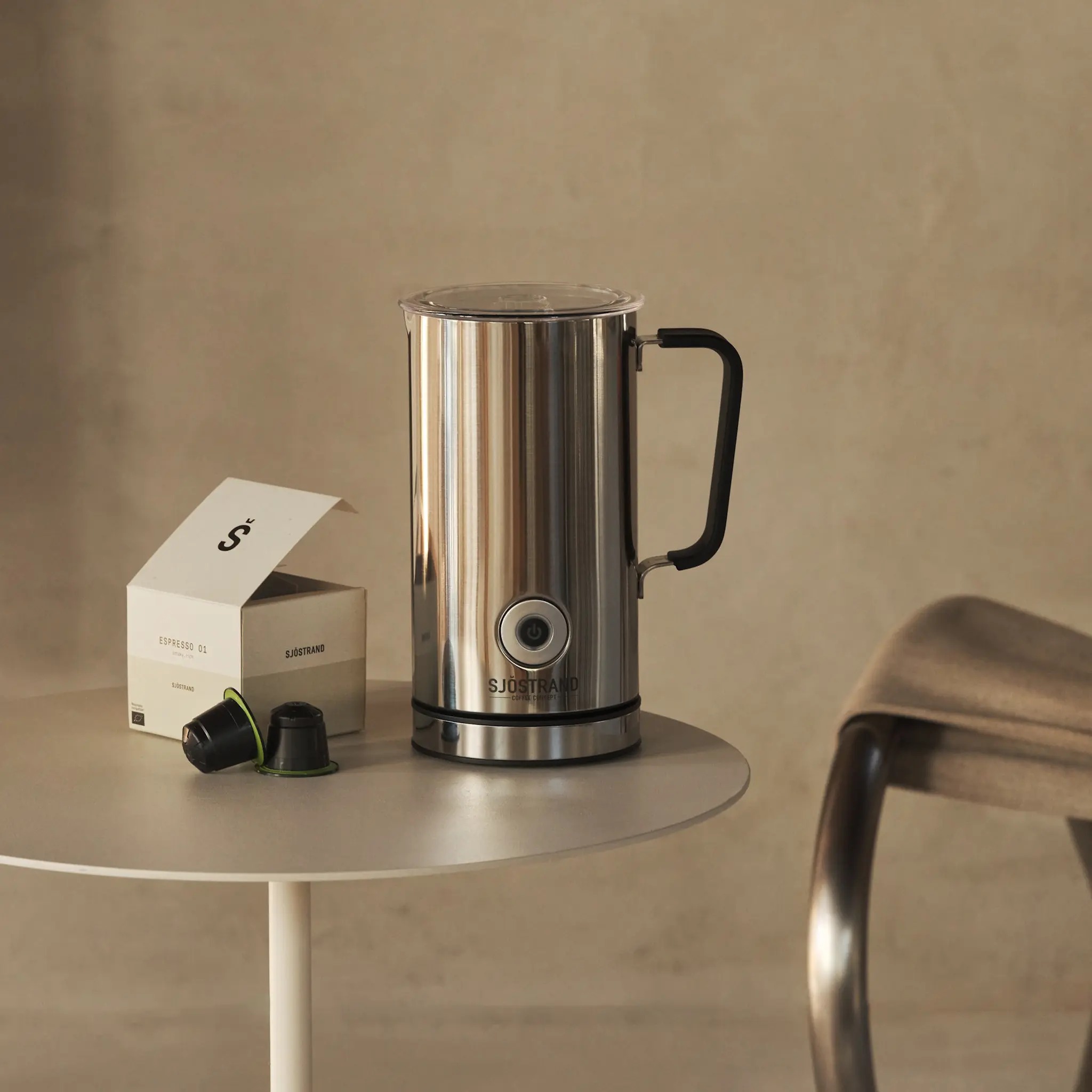 The Milk Frother Stainless Steel mjölkskummare