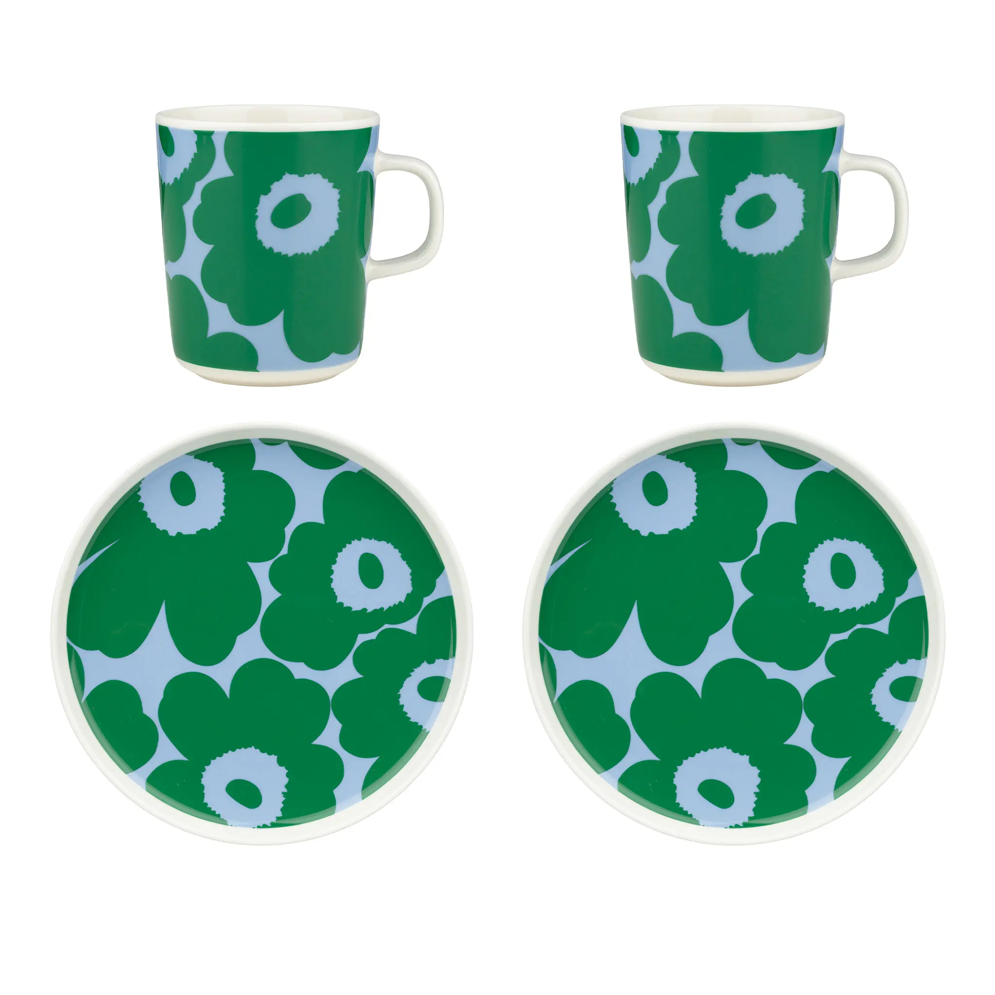 Unikko frukostset 4 delar