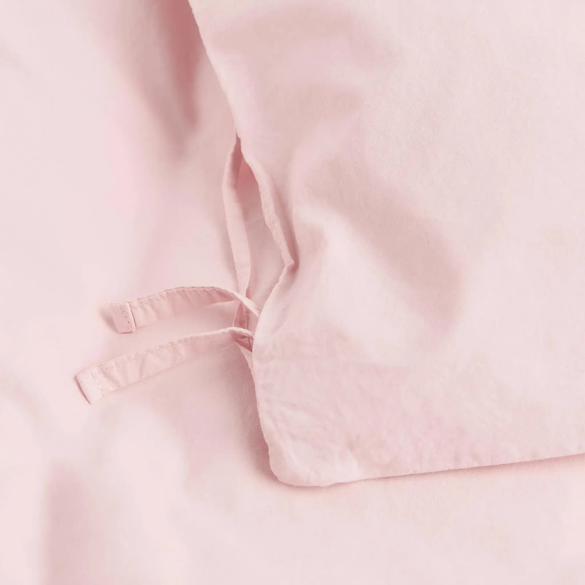 Percale Solid Petal Pink påslakan