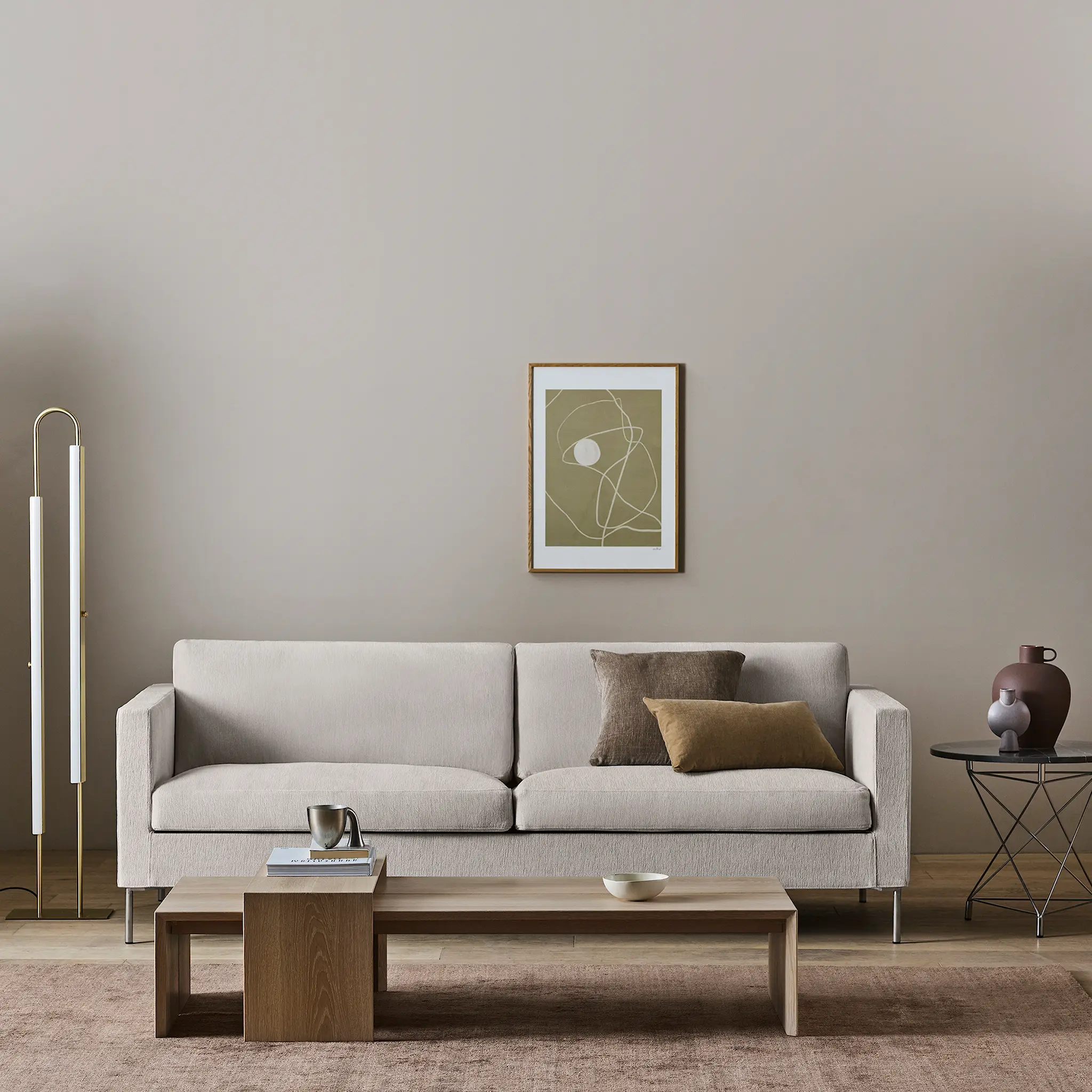 Trenton 3-sitssoffa textil