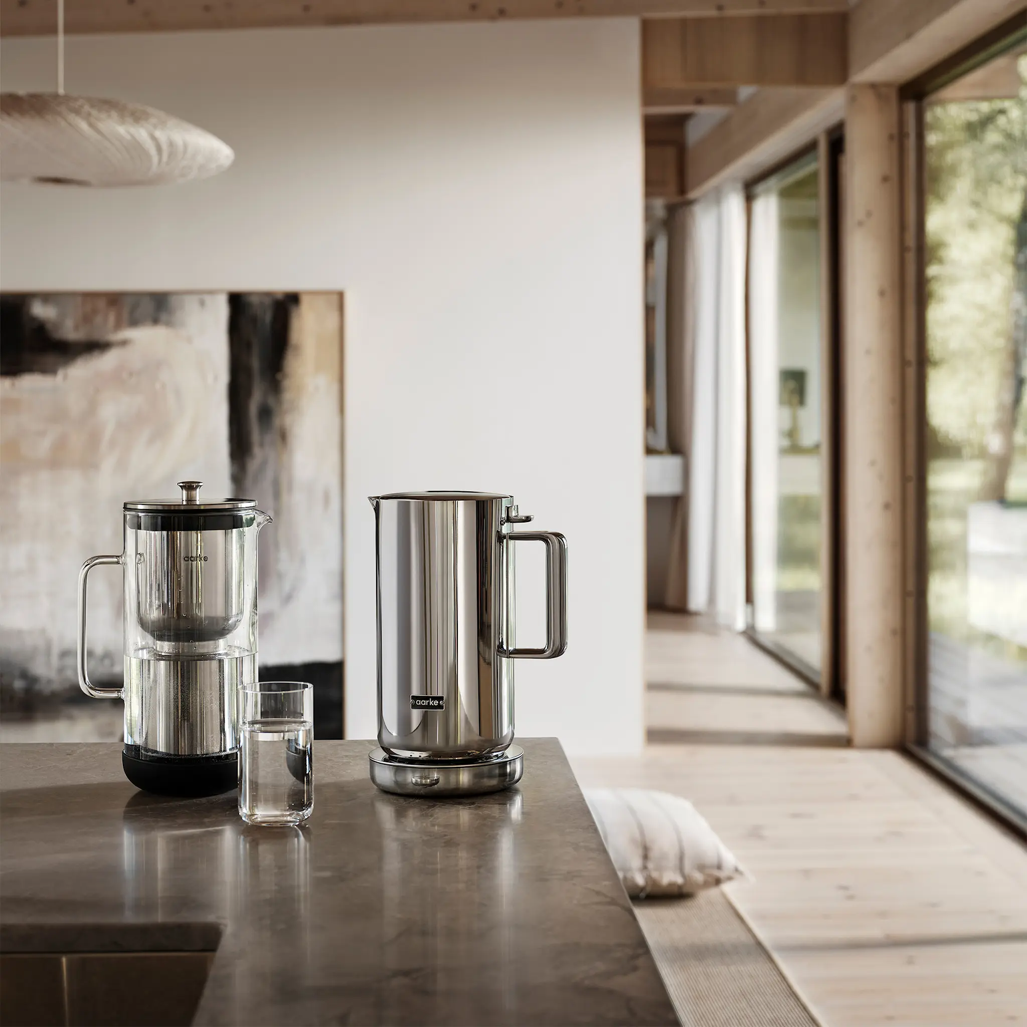 Kettle Steel vattenkokare & Purifier vattenfilterkanna
