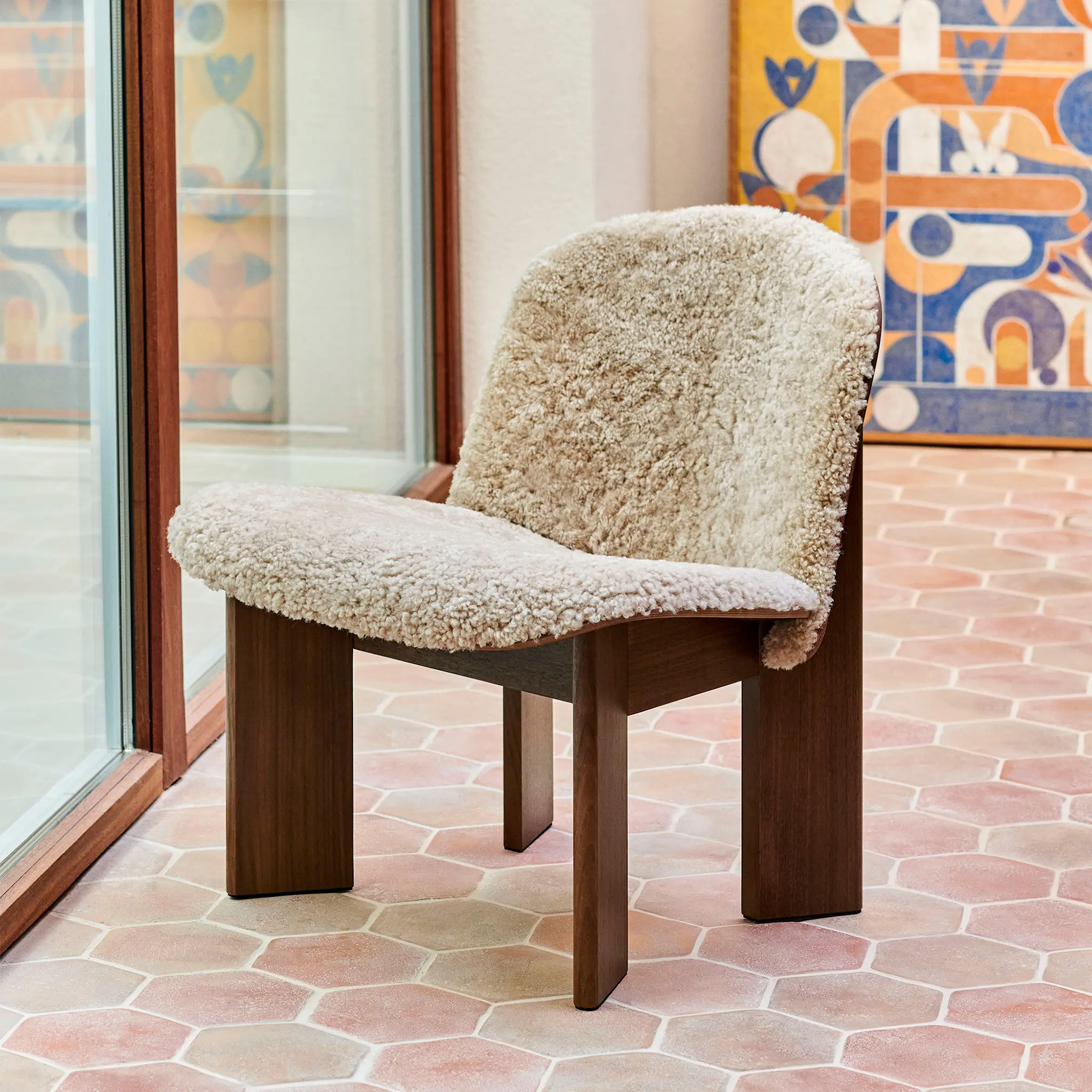 Chisel fåtölj Front Upholstery Oak