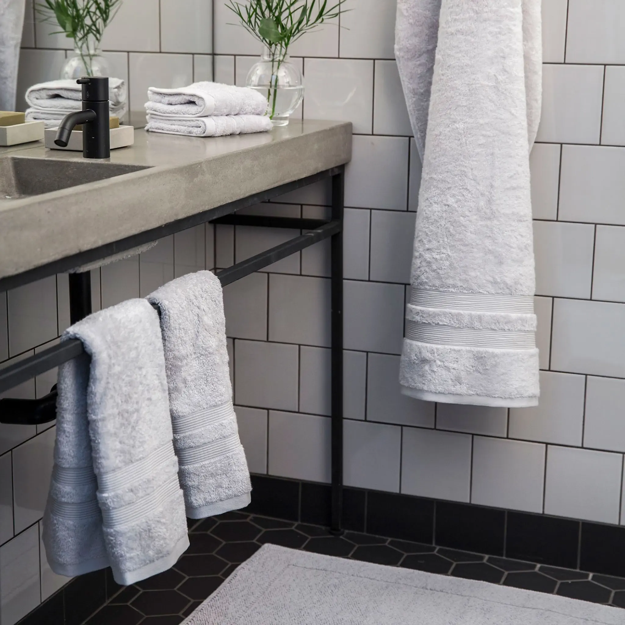 Fontana Light Grey handduk