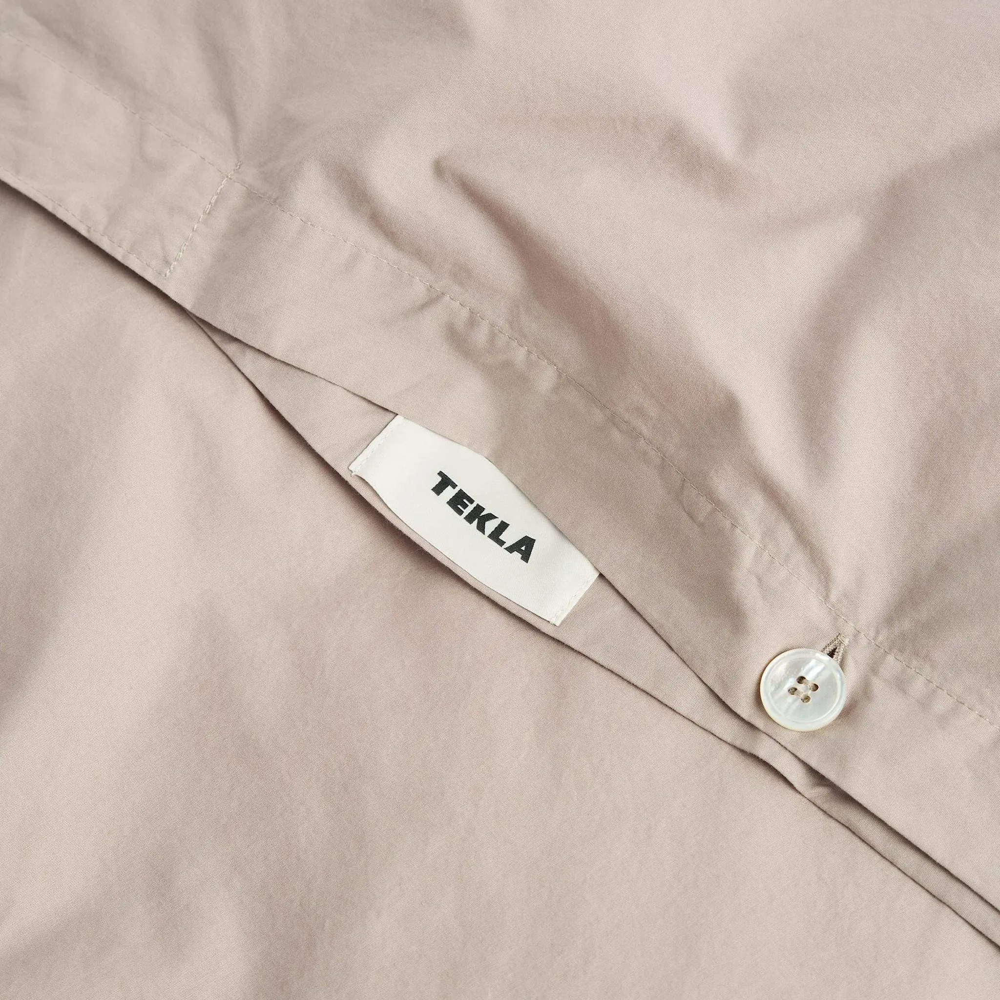 Percale Solid Clay påslakan
