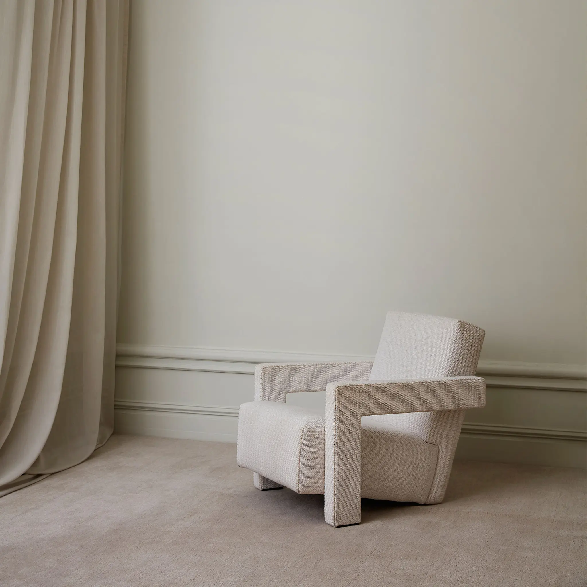 Solid Soft Beige ullmatta