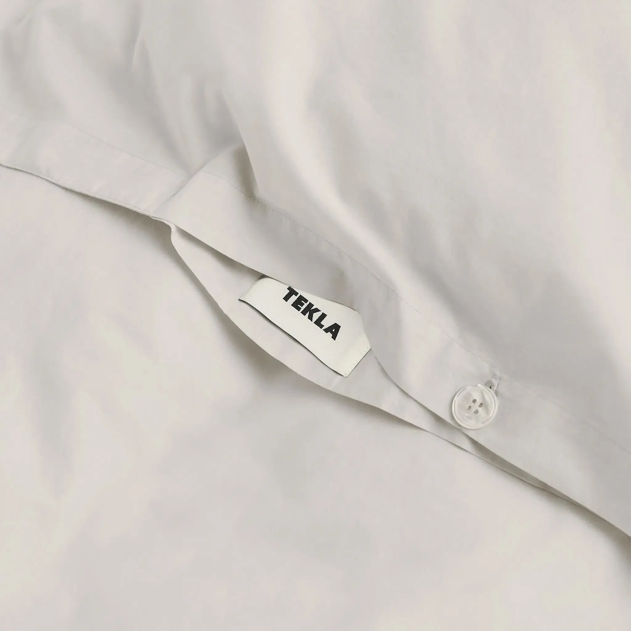 Percale Solid Soft Grey påslakan