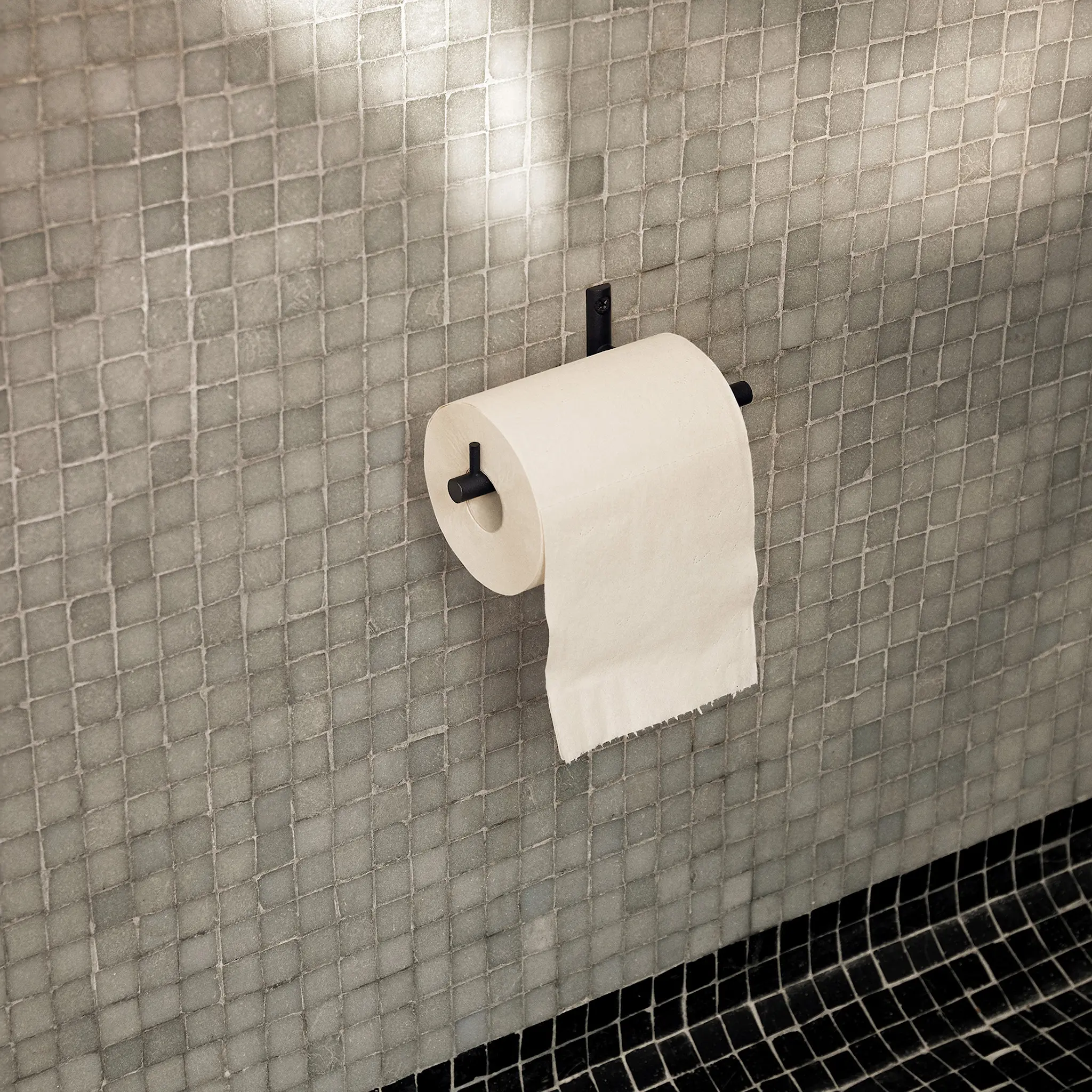 Dora Toilet Paper Holder Black