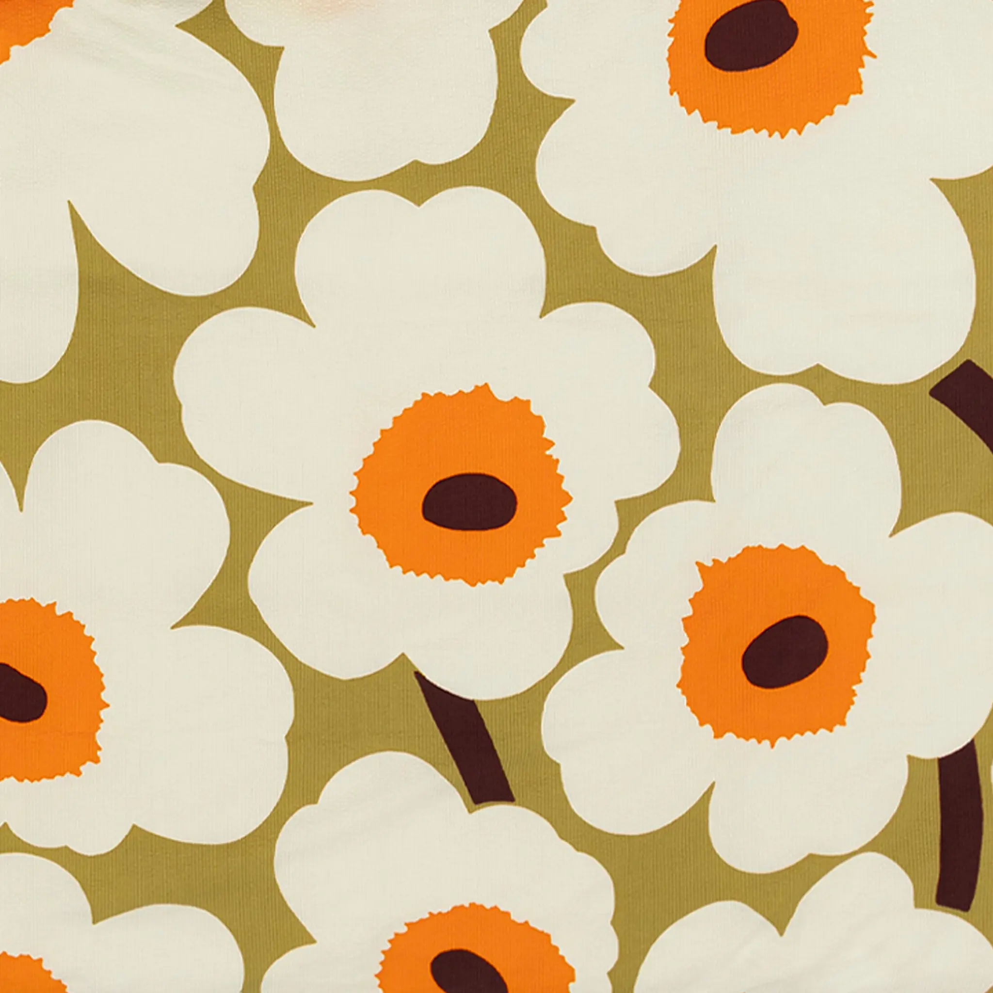 Unikko dc 135/140 x 200 cm Caramel, Cream & Warm Orange