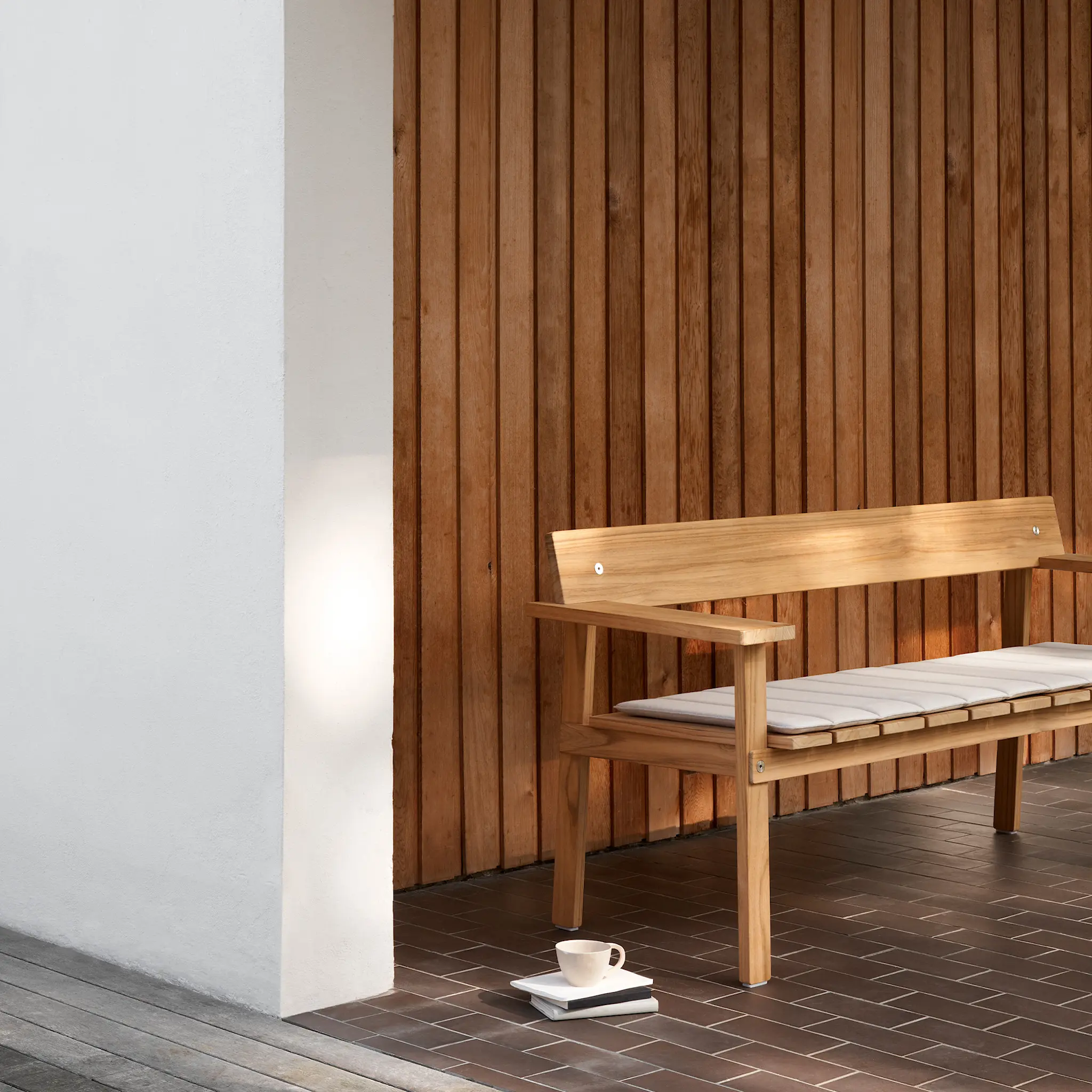 GL101 Timbur Outdoor Bench Cushion, Agora Life Oat 1760, PG.1