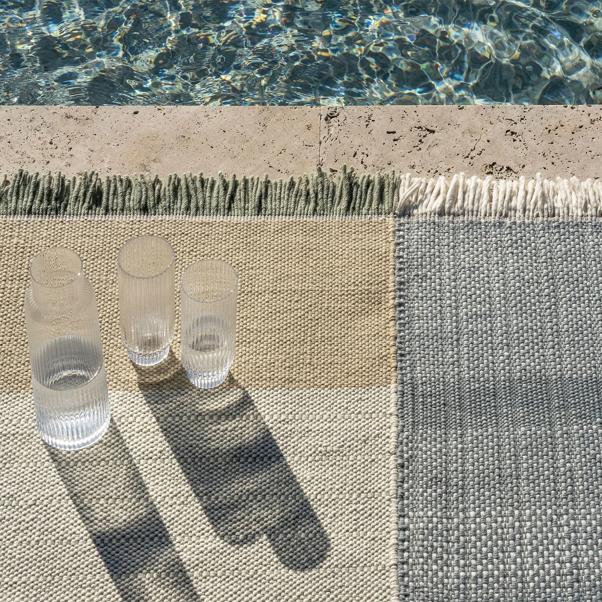 Tres Outdoor Salvia Rug