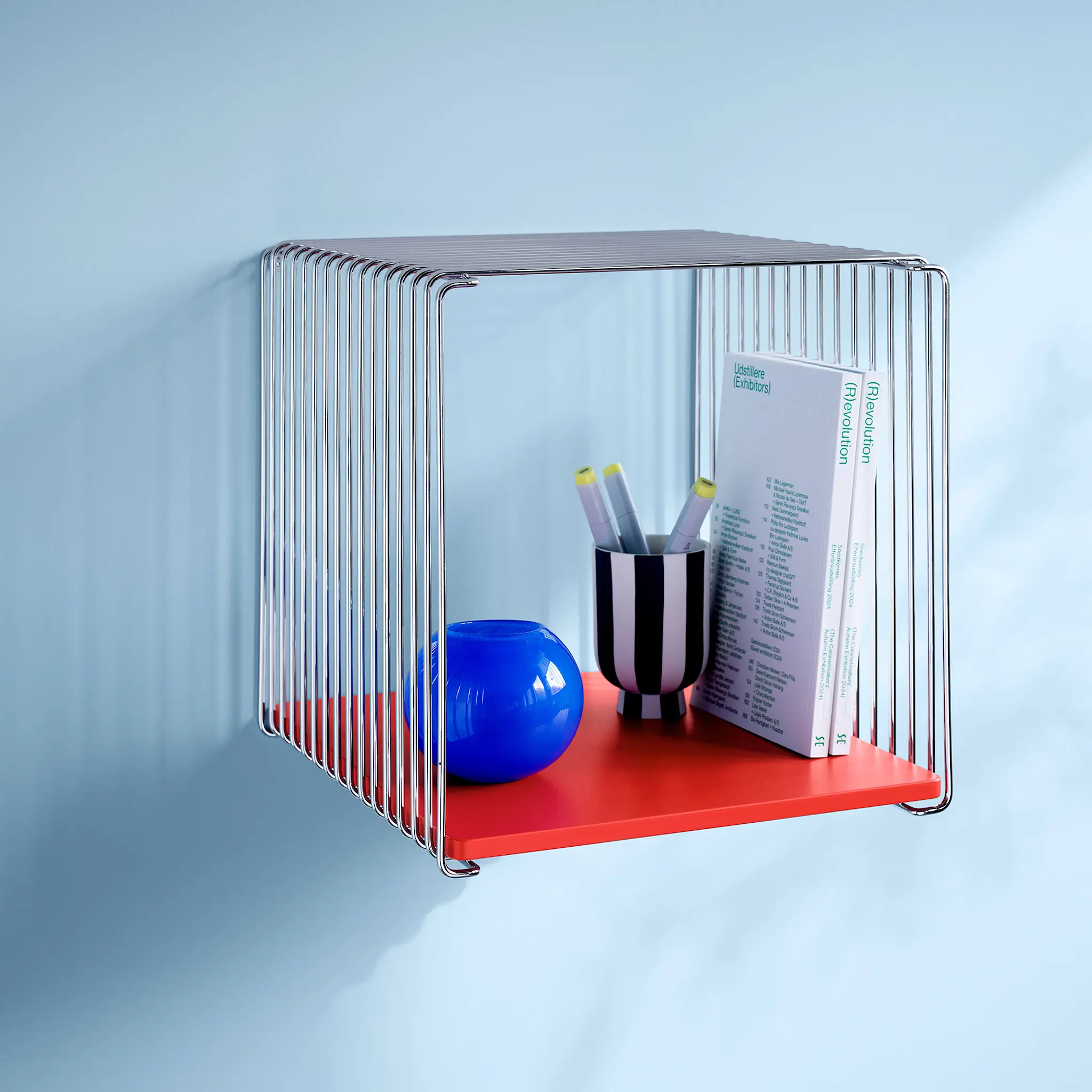 Panton Wire Single hyllplan 26 cm