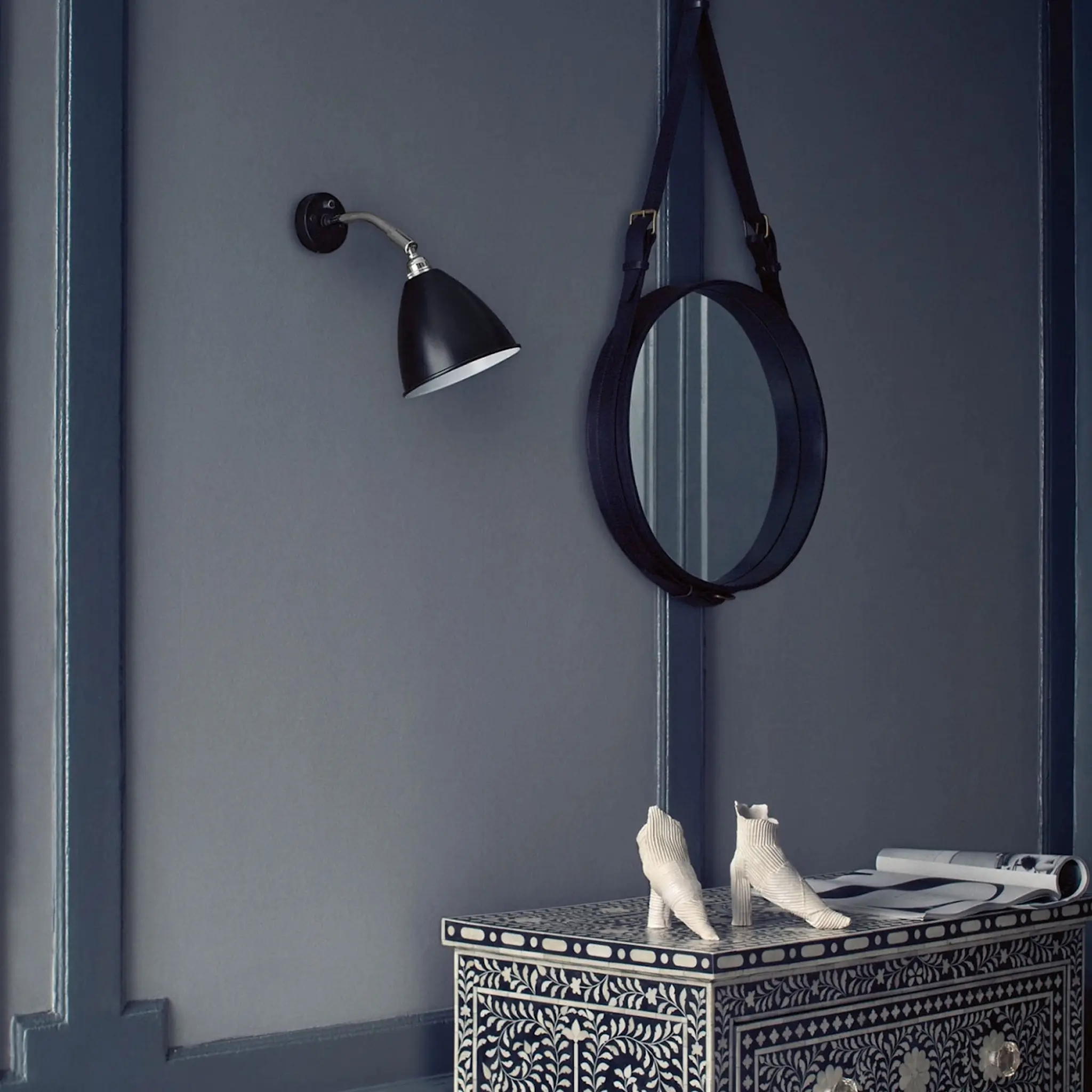 Bestlite BL7 vägglampa krom