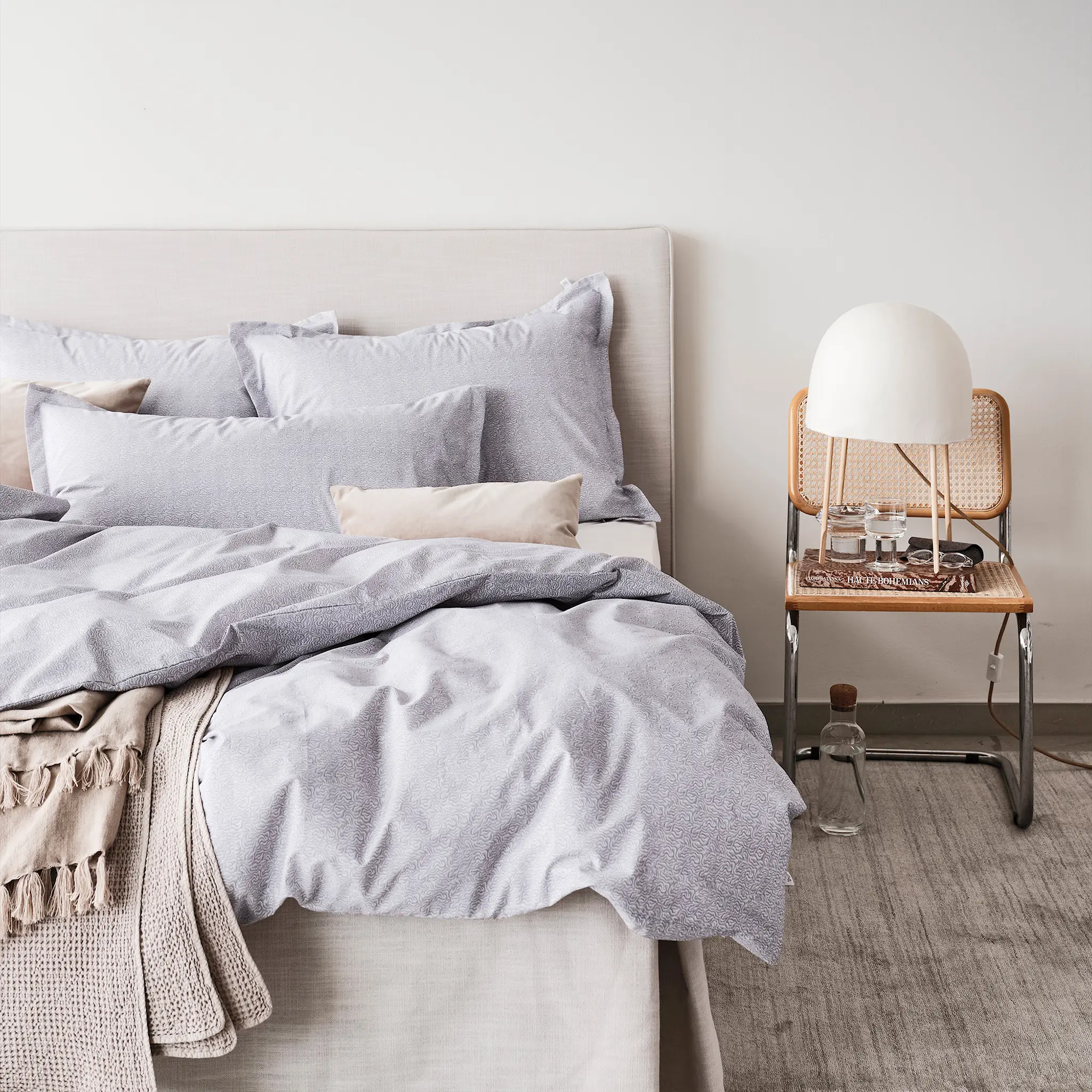 Alexandra Linen Ivory sänggavel